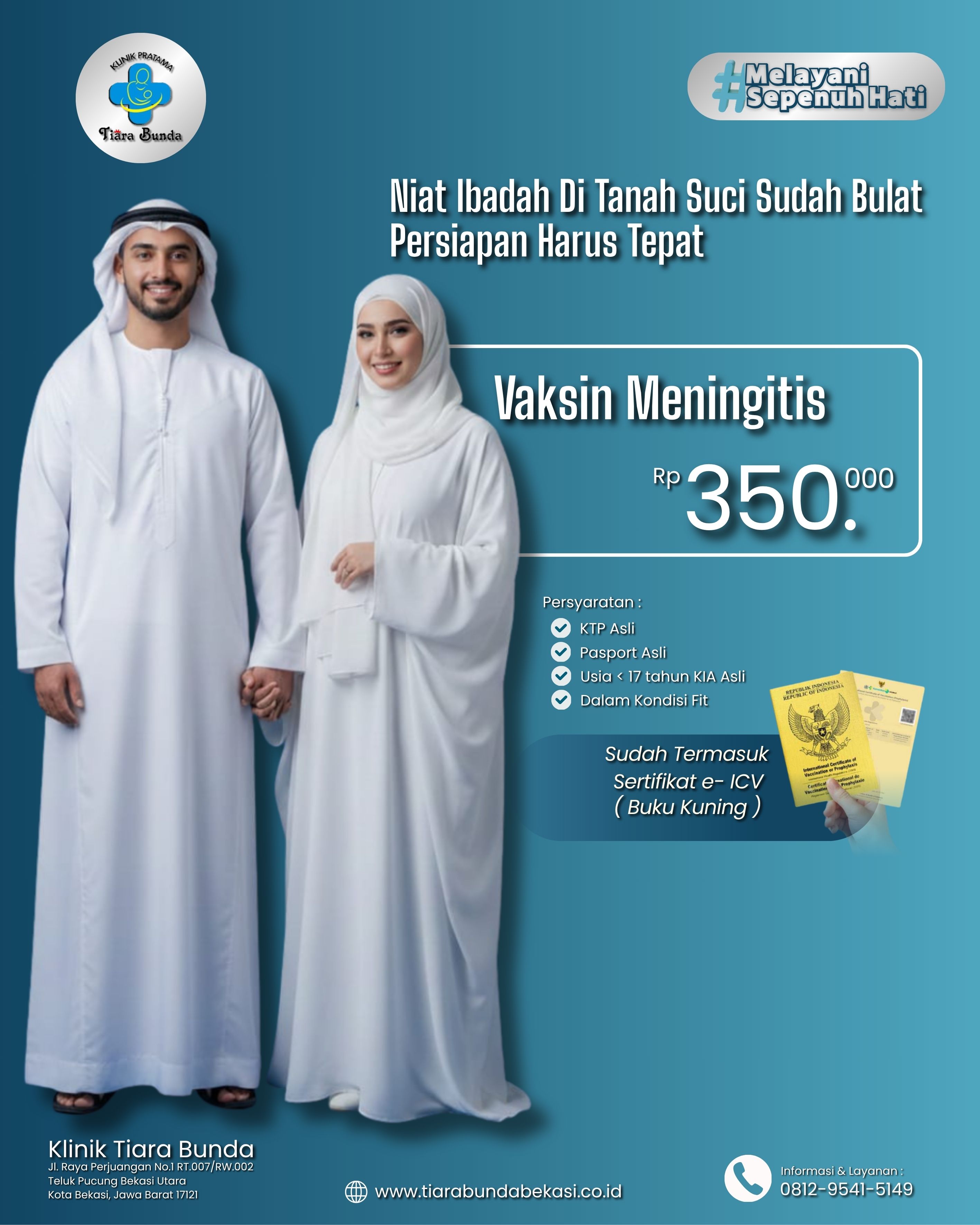 Vaksin Meningitis Umroh Haji Bekasi Klinik Tiara Bunda
