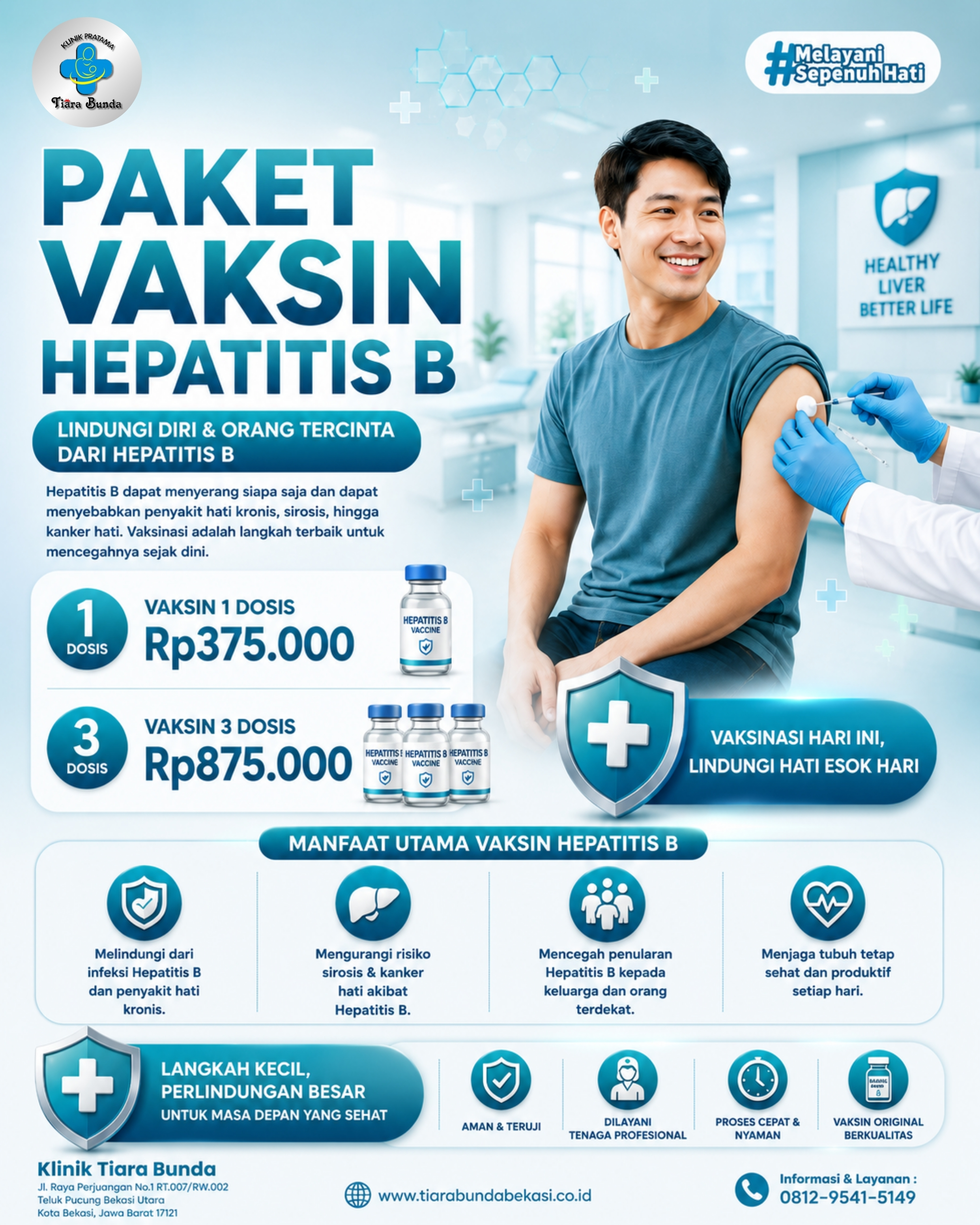 Vaksin Hepatitis B Bekasi - Klinik Vaksin Terdekat | Tiara Bunda